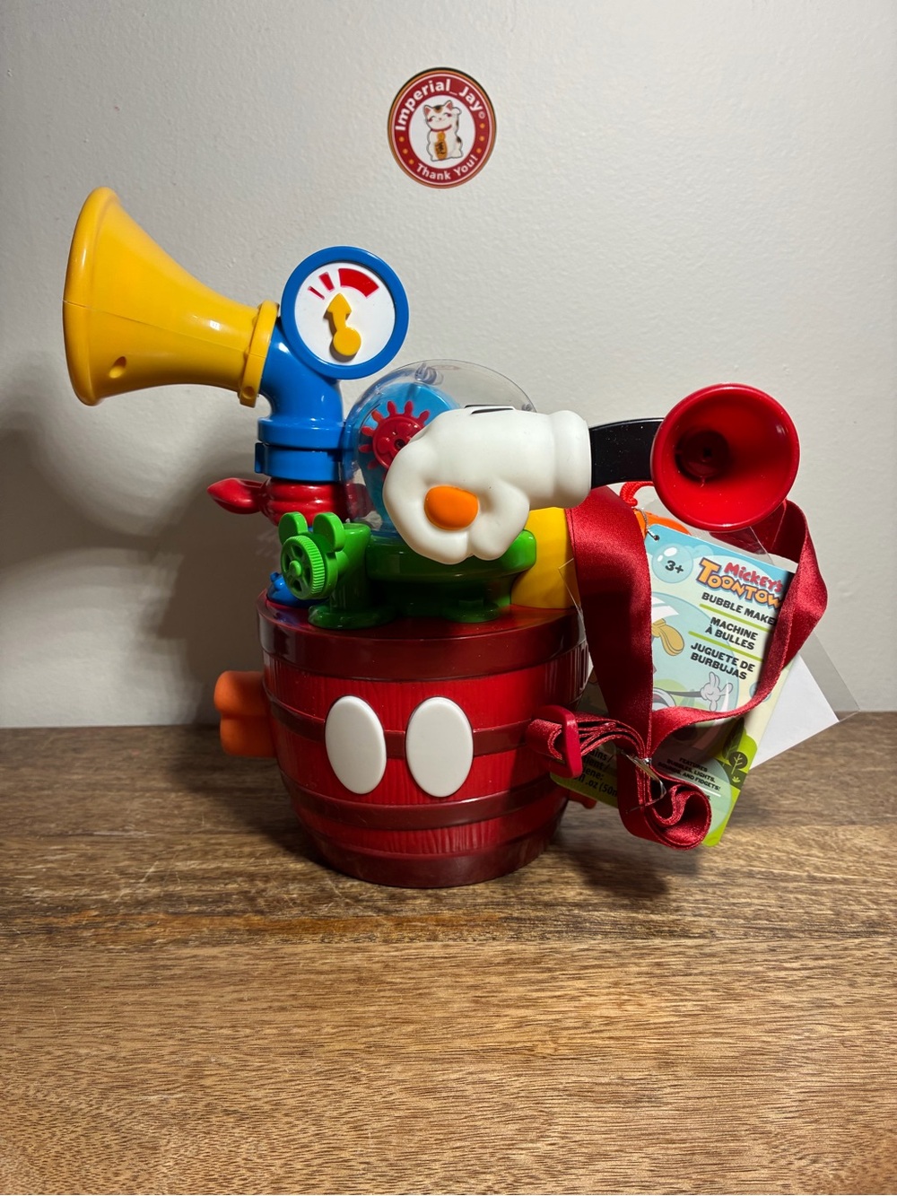 Disney Parks Mickey’s Toontown Bubble Maker Machine